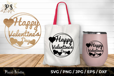 Happy Valentine´s Day Vector SVG Cut File SVG Pazal Studio 