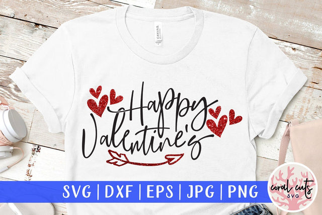 Happy Valentines – Love And Valentine SVG EPS DXF PNG SVG CoralCutsSVG 