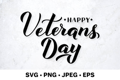 Happy Veterans Day. American Patriotic SVG cut file SVG LaBelezoka 