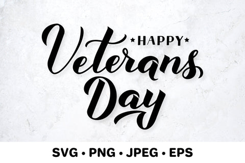 Happy Veterans Day. American Patriotic SVG cut file SVG LaBelezoka 
