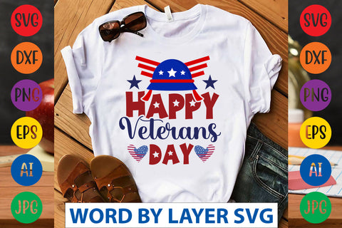 Happy Veterans Day SVG Design SVG Rafiqul20606 