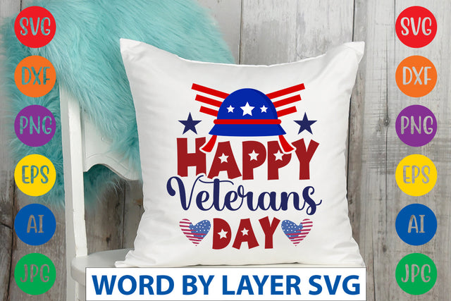 Happy Veterans Day SVG Design SVG Rafiqul20606 