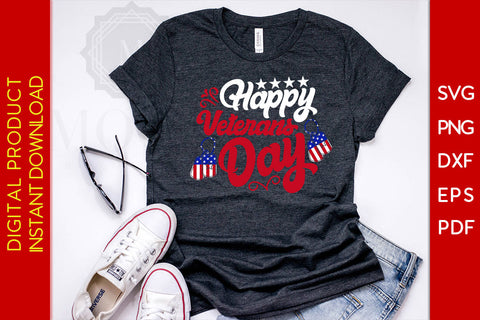Happy Veterans Day SVG PNG PDF Cut File SVG Creativedesigntee 