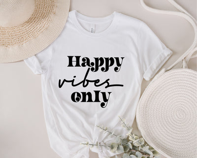 Happy Vibes Only svg, Inspirational svg, Motivational svg, happiness svg, Positive svg, Peace svg, Meditation svg, Good Vibes svg, svg files SVG Fauz 