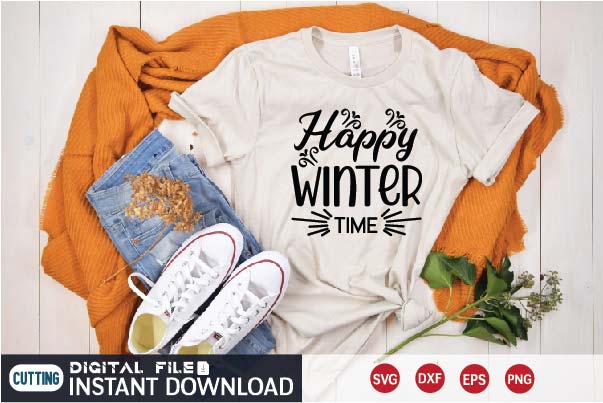happy winter time svg SVG designer krishna 