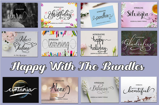 Happy With the Bundle off 94% Font marwah store 