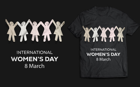Happy Women's Day T-Shirt Design SVG naemmiah021 
