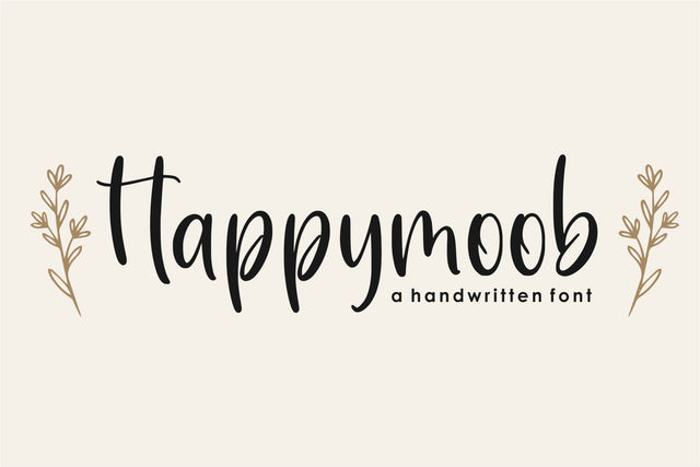 Happymoob Font Qwrtype Foundry 