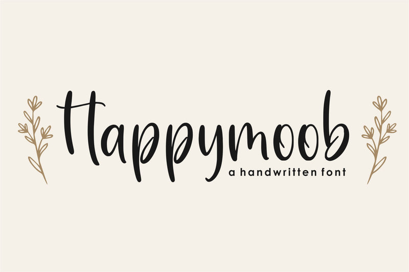 Happymoob Font Qwrtype Foundry 