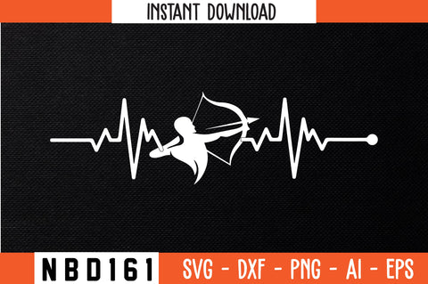 hard bit archery ventas T-Shirt Design SVG Nbd161 