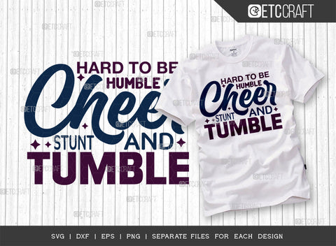 Hard To Be Humble When You Can Cheer SVG Bundle, Cheerleading Svg, Cheer Svg, Cheer Life Svg, Cheer Team Svg, Cheer Quotes, ETC T00161 SVG ETC Craft 