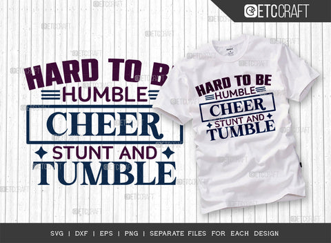 Hard To Be Humble When You Can Cheer SVG Bundle, Cheerleading Svg, Cheer Svg, Cheer Life Svg, Cheer Team Svg, Cheer Quotes, ETC T00161 SVG ETC Craft 
