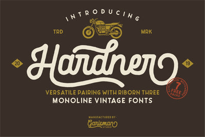 Hardner Font Garisman Studio 