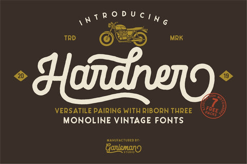 Hardner Font Garisman Studio 
