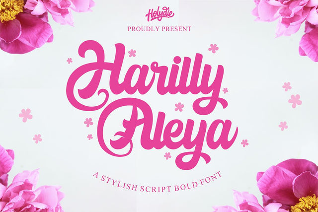 Harilly Aleya Font Holydie Studio 