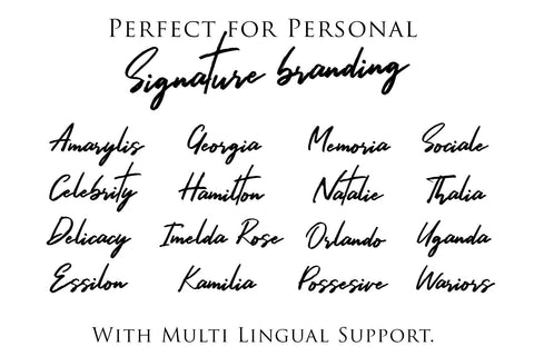 Hariston - Classy Signature Font Font Dm Letter Studio 