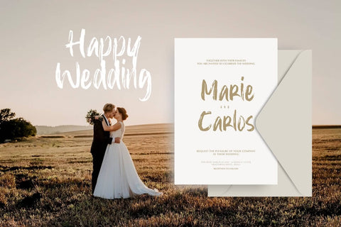 Harjimed - Textured Brush Font Font StringLabs 