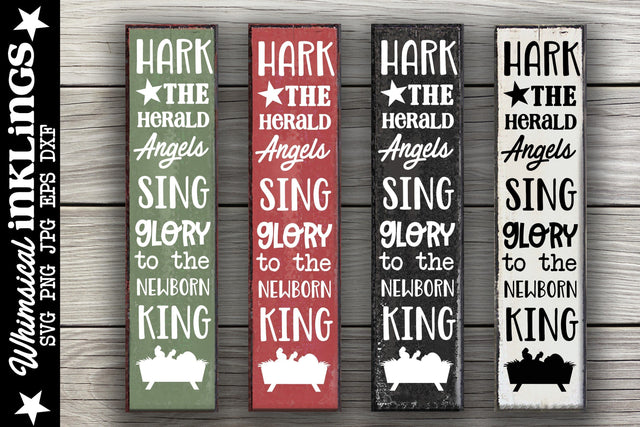 Hark The Herald Angels Sing-Christmas SVG SVG Whimsical Inklings 