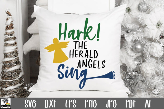 Hark the Herald Angels Sing SVG Cut File - Christmas SVG SVG Old Market 