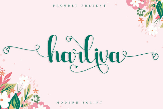 Harliva Font Sakha Design Studio 