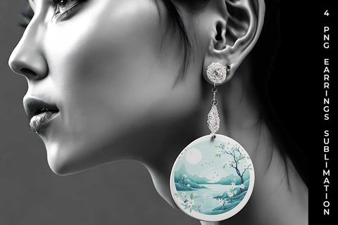 Harmony of Mindfulness - Tranquil Earrings Sublimation Bundle Sublimation Sintegra 