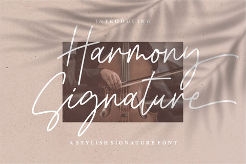 Harmony Signature Font Qwrtype Foundry 