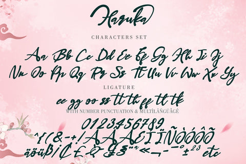 HARUKA Font Letterara 