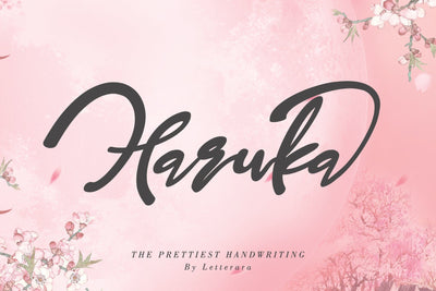 HARUKA Font Letterara