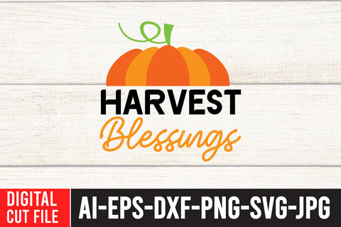 Harvest Blessing SVG Design SVG BlackCatsMedia 