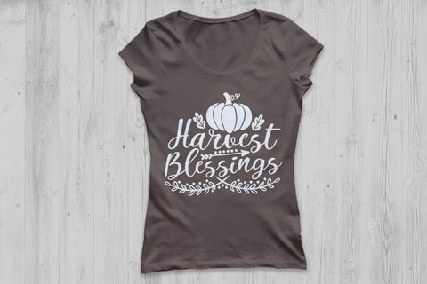 Harvest Blessings| Fall Pumpkin SVG Cutting Files. SVG CosmosFineArt 