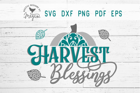 Harvest Blessings Fall SVG SVG Tinker & Teal 