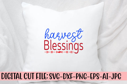 Harvest Blessings SVG Cut File SVG Syaman 