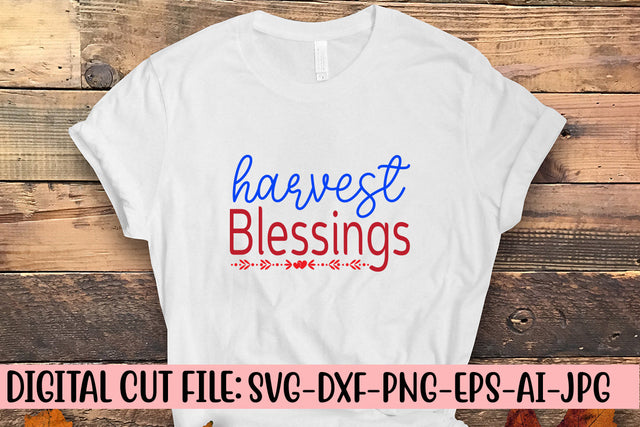 Harvest Blessings SVG Cut File SVG Syaman 
