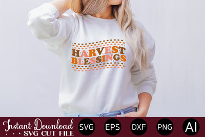 Harvest Blessings Svg Design SVG designmaster24 