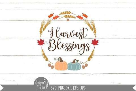 Harvest Blessings SVG Designs by Jolein 