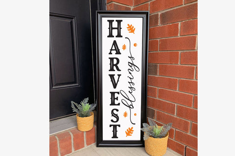 Harvest Blessings SVG, Fall Porch Sign SVG SVG CraftLabSVG 