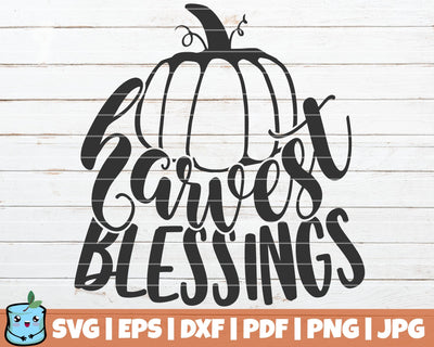 Harvest Blessings SVG MintyMarshmallows 
