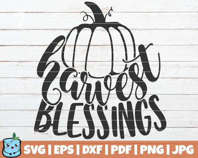 Harvest Blessings SVG MintyMarshmallows 
