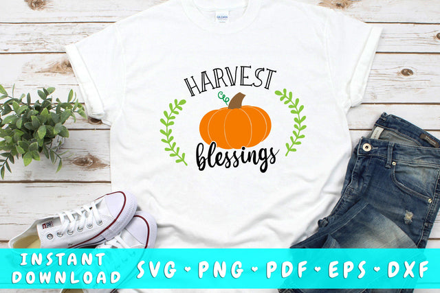 Harvest Blessings SVG SVG HappyDesignStudio 