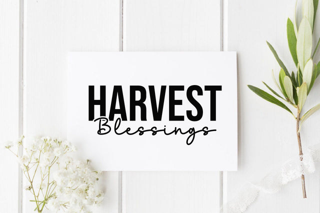Harvest blessings SVG SVGista 