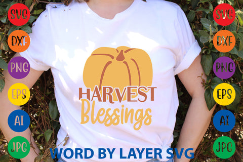 Harvest Blessings, Thanksgiving SVG SVG Rafiqul20606 