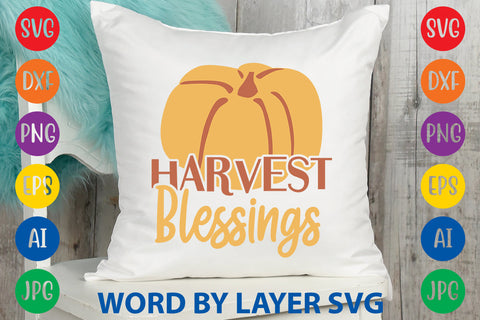 Harvest Blessings, Thanksgiving SVG SVG Rafiqul20606 