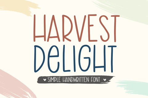 Harvest Delight Font Holydie Studio 