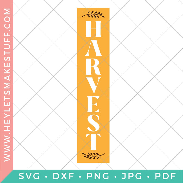 Harvest Fall Porch SVG SVG Hey Let's Make Stuff 