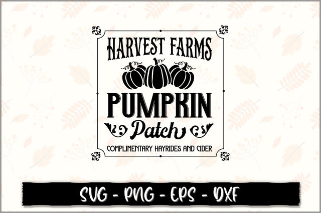 Harvest farms pumpkin patch complimentary hayrides and cider SVG SVG Shetara Begum 