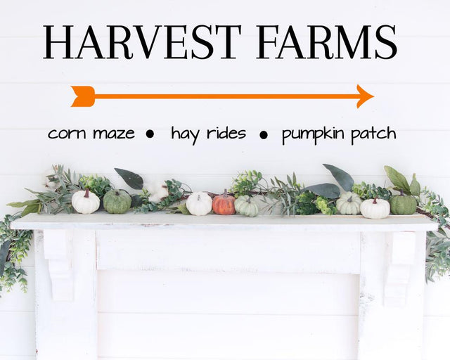 Harvest Farms svg, Fall sign svg, Thanksgiving, Halloween svg, Digital File, Instant Download, Wood sign svg, Autumn svg, Corn maze svg SVG Farmstone Studio Designs 