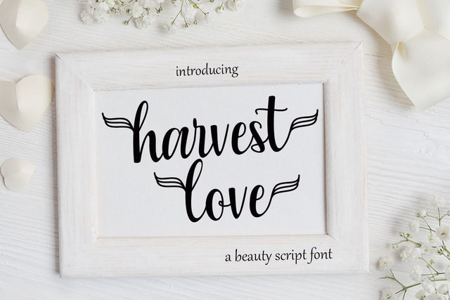 Harvest Love Font Supersemar Letter 