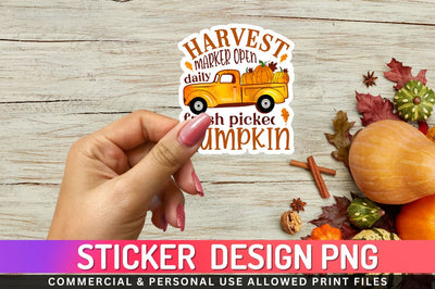 Harvest marker open daily Sublimation PNG Sublimation Regulrcrative 