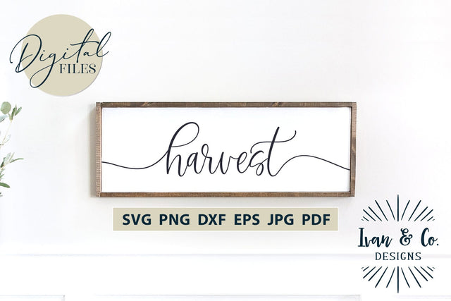Harvest Svg Files, Thanksgiving Svg, Fall Svg, Autumn Svg, Cricut Svg, Silhouette Designs, Digital Cut Files, JPG DXF PNG (808458840) SVG Ivan & Co. Designs 