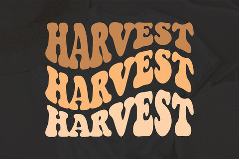 Harvest svg, wavy style svg, EPS PNG Cricut Instant Download SVG Fauz 